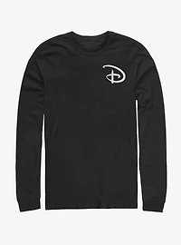 Disney Classic D Logo Pocket Long-Sleeve T-Shirt
