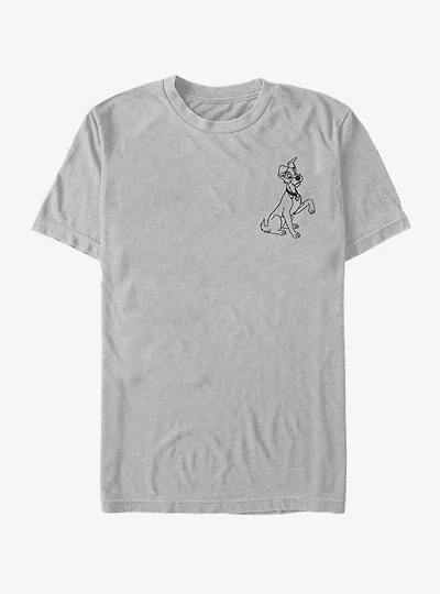 Disney Lady And The Tramp Vintage Line T-Shirt