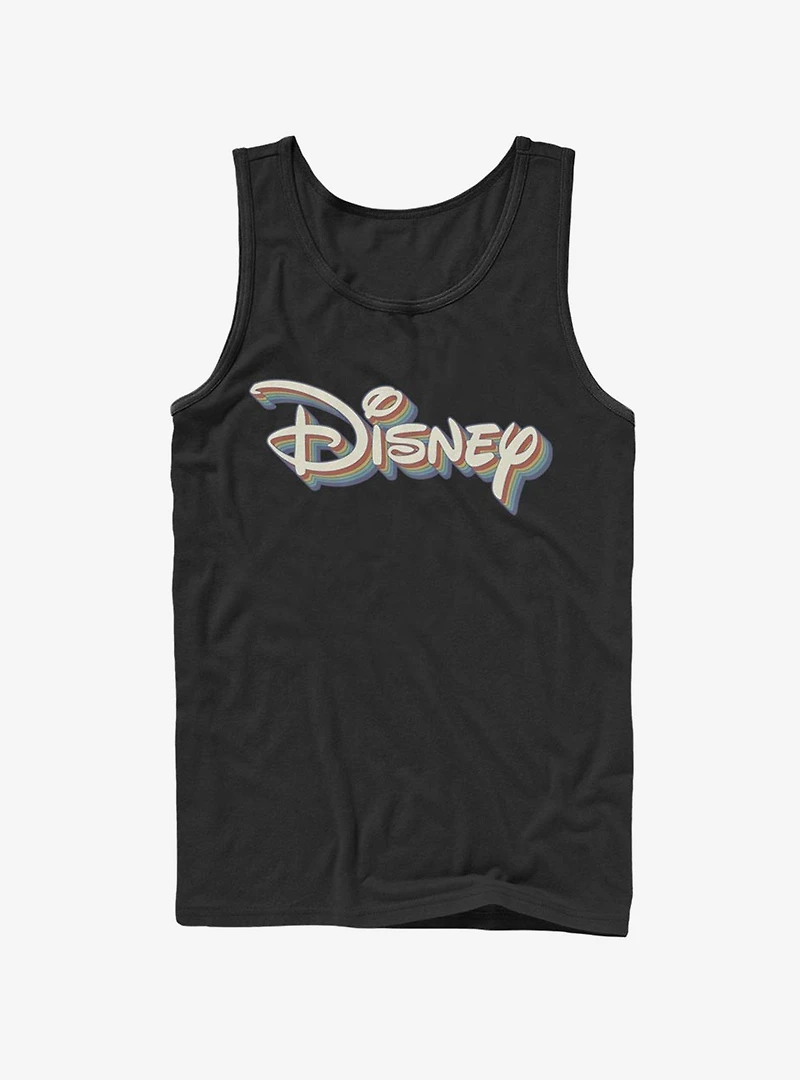 Disney Classic Retro Rainbow Logo Tank