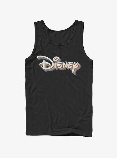 Disney Classic Retro Rainbow Logo Tank
