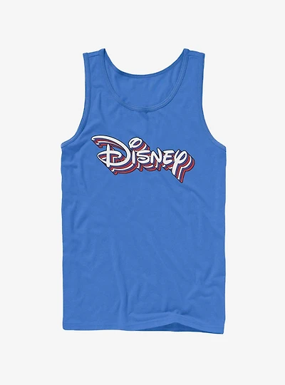 Disney Classic Disney Retro Rainbow Logo Tank