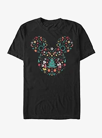 Disney Mickey Mouse & Minnie Holiday Icon Ear Fill T-Shirt