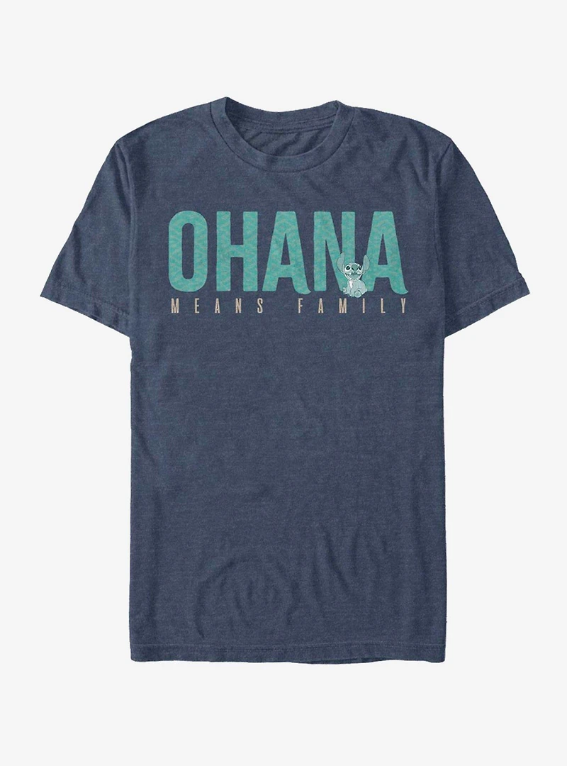Disney Lilo & Stitch Ohana Bold T-Shirt