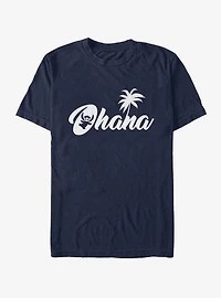 Disney Lilo & Stitch Sillhouette Ohana T-Shirt