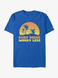 Disney Lilo & Stitch Surf More Worry Less T-Shirt