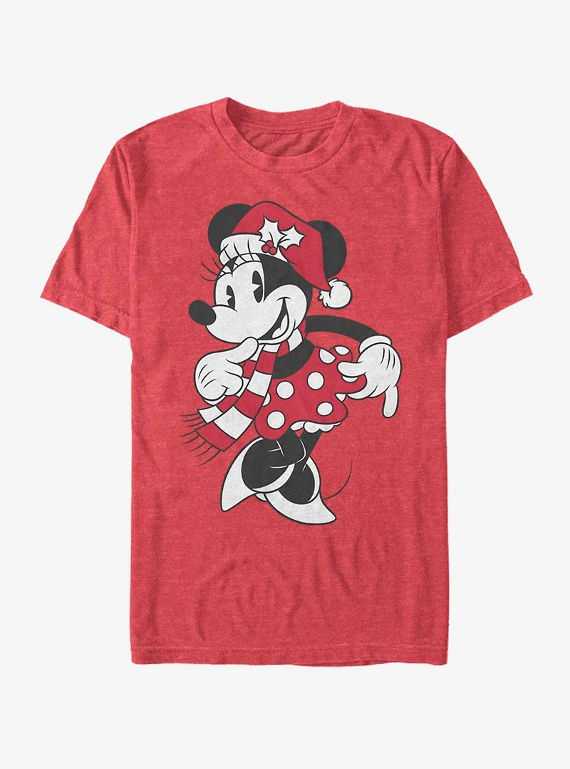 Disney Minnie Mouse Holiday Hat T-Shirt