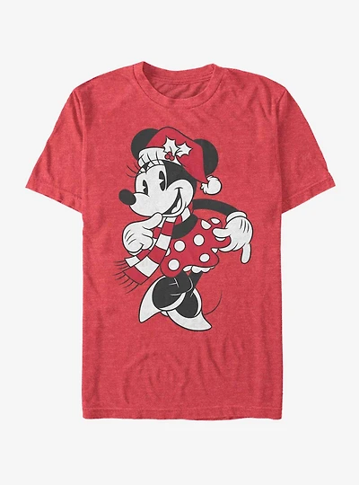 Disney Minnie Mouse Holiday Hat T-Shirt
