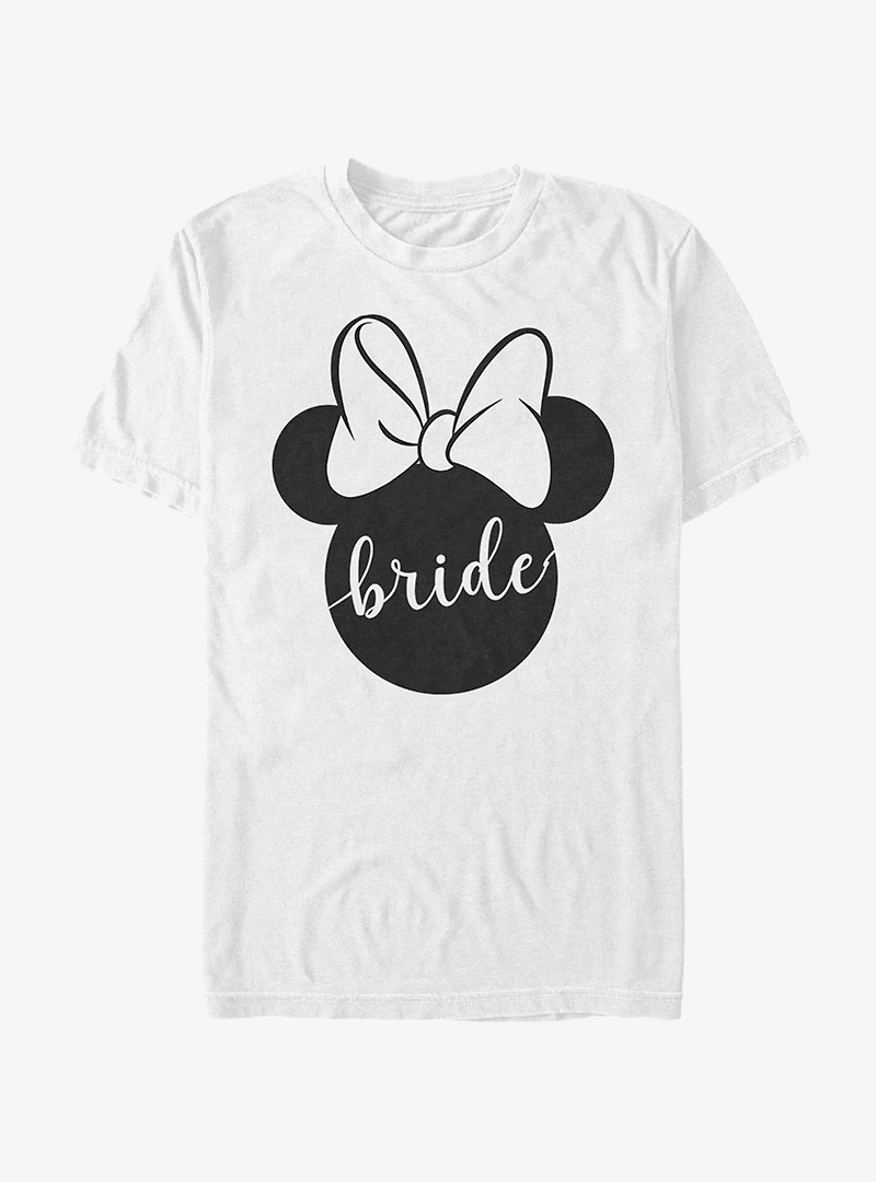 Disney Minnie Mouse Bow Bride T-Shirt