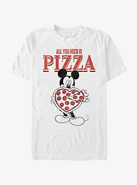 Disney Mickey Mouse All You Need Is Pizza T-Shirt