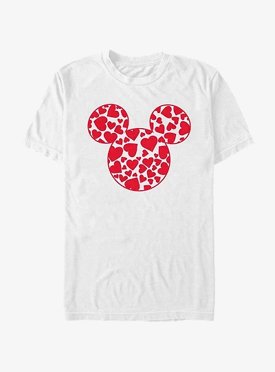 Disney Mickey Mouse Hearts Fill T-Shirt