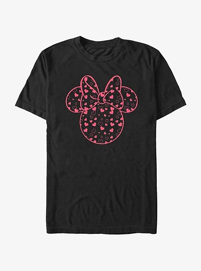 Disney Minnie Mouse Hearts Fill T-Shirt