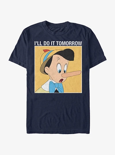 Disney Pinocchio Do It Tomorrow T-Shirt