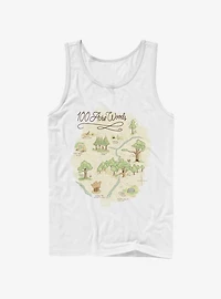 Disney Winnie The Pooh 100 Acre Map Tank