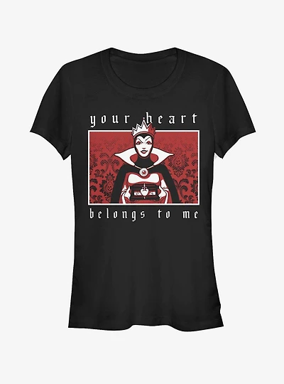 Disney Snow White Evil Queen Heart Girls T-Shirt