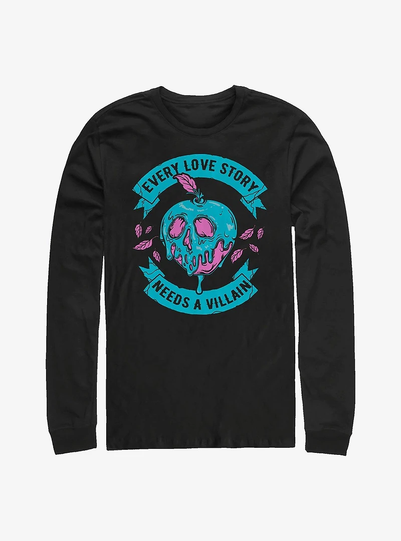 Disney Snow White Love Story Villain Long-Sleeve T-Shirt