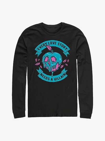 Disney Snow White Love Story Villain Long-Sleeve T-Shirt