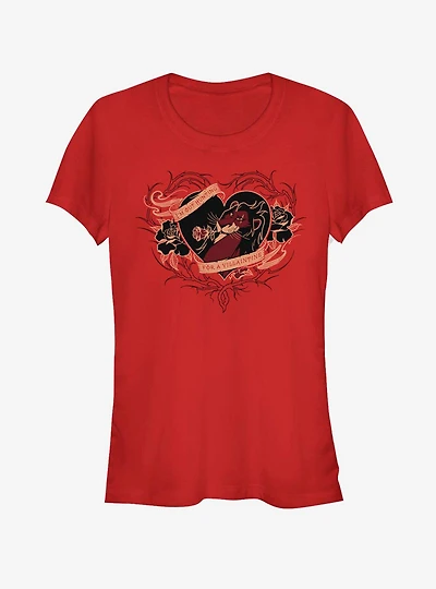 Disney The Lion King Hunting For Valentines Girls T-Shirt
