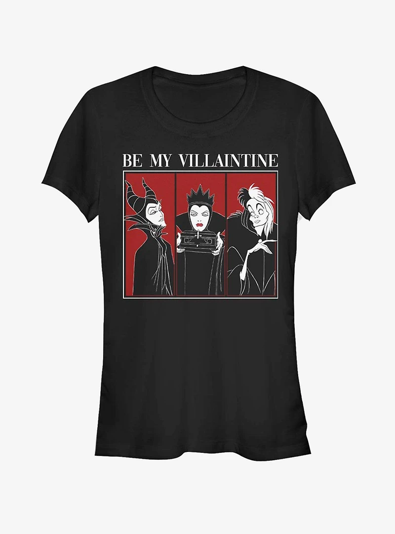 Disney Villains Be Mine Girls T-Shirt