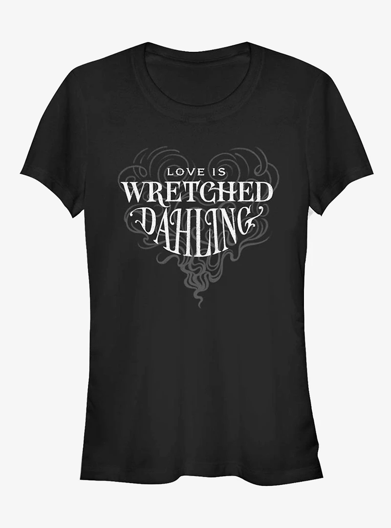 Disney Villains Cruella De Vil Love Is Wretched Dahling Girls T-Shirt