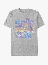 Disney Villains Villains Map T-Shirt