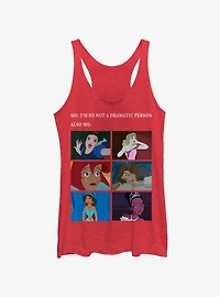 Disney Princess Drama Meme Girls Tank