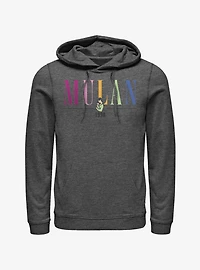 Disney Mulan Colorful Title Hoodie