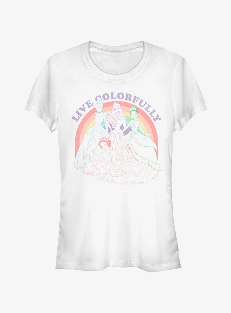 Disney Princess Rainbow Girls T-Shirt