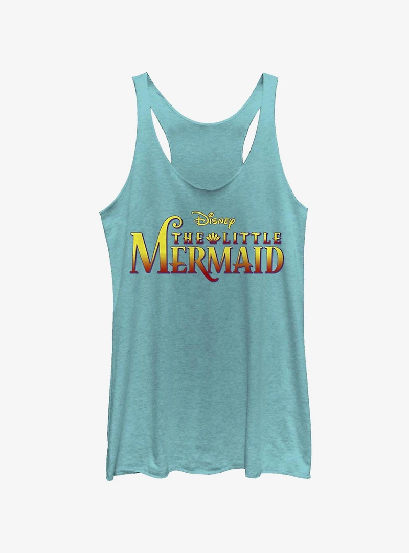 Disney The Little Mermaid Logo Girls Tank