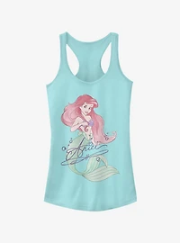 Disney The Little Mermaid Signed Ariel Girls Tank
