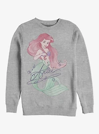 Disney The Little Mermaid Signed Ariel Crew Sweatshirt