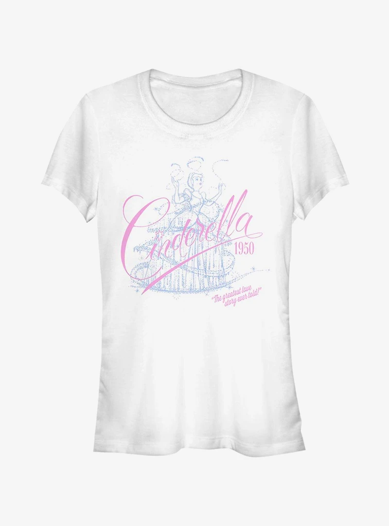 Disney Cinderella Fifties Love Story Girls T-Shirt