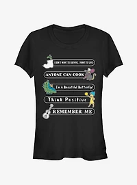 Disney Pixar Quotes Girls T-Shirt