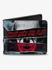 It Chapter Two Pennywise Come Back and Play Collage Bifold Wallet