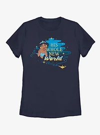 Disney Aladdin Whole New World Womens T-Shirt