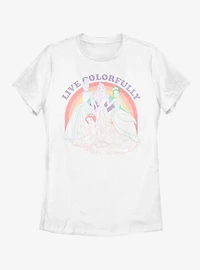 Disney Princesses Rainbow Princess Womens T-Shirt