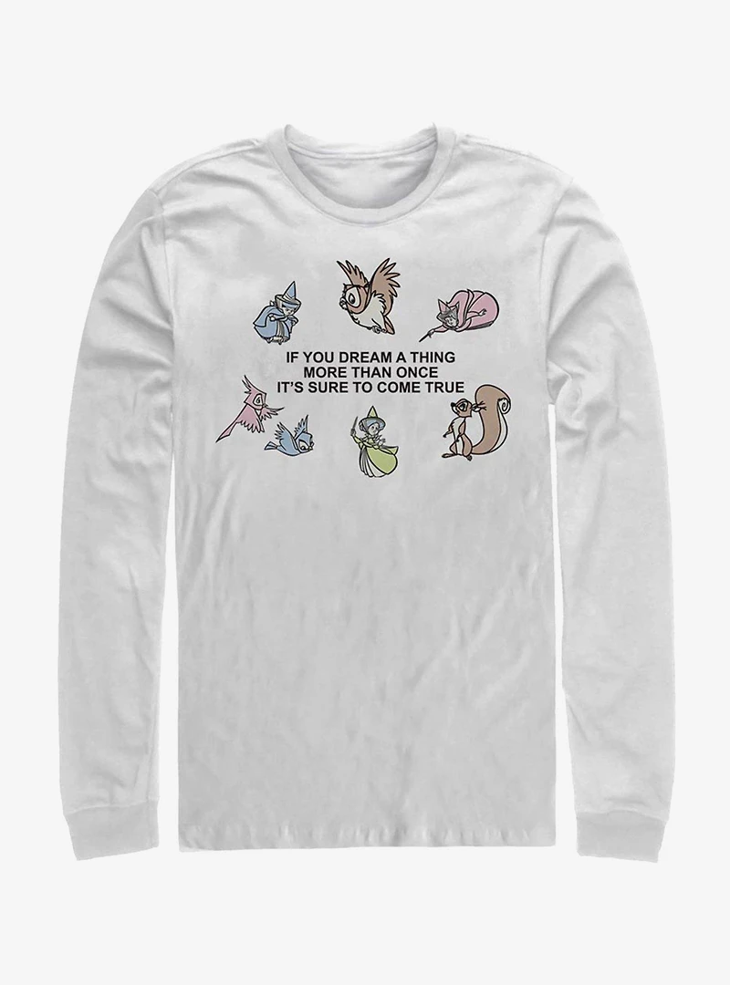 Disney Sleeping Beauty Dream More Than Once Long-Sleeve T-Shirt