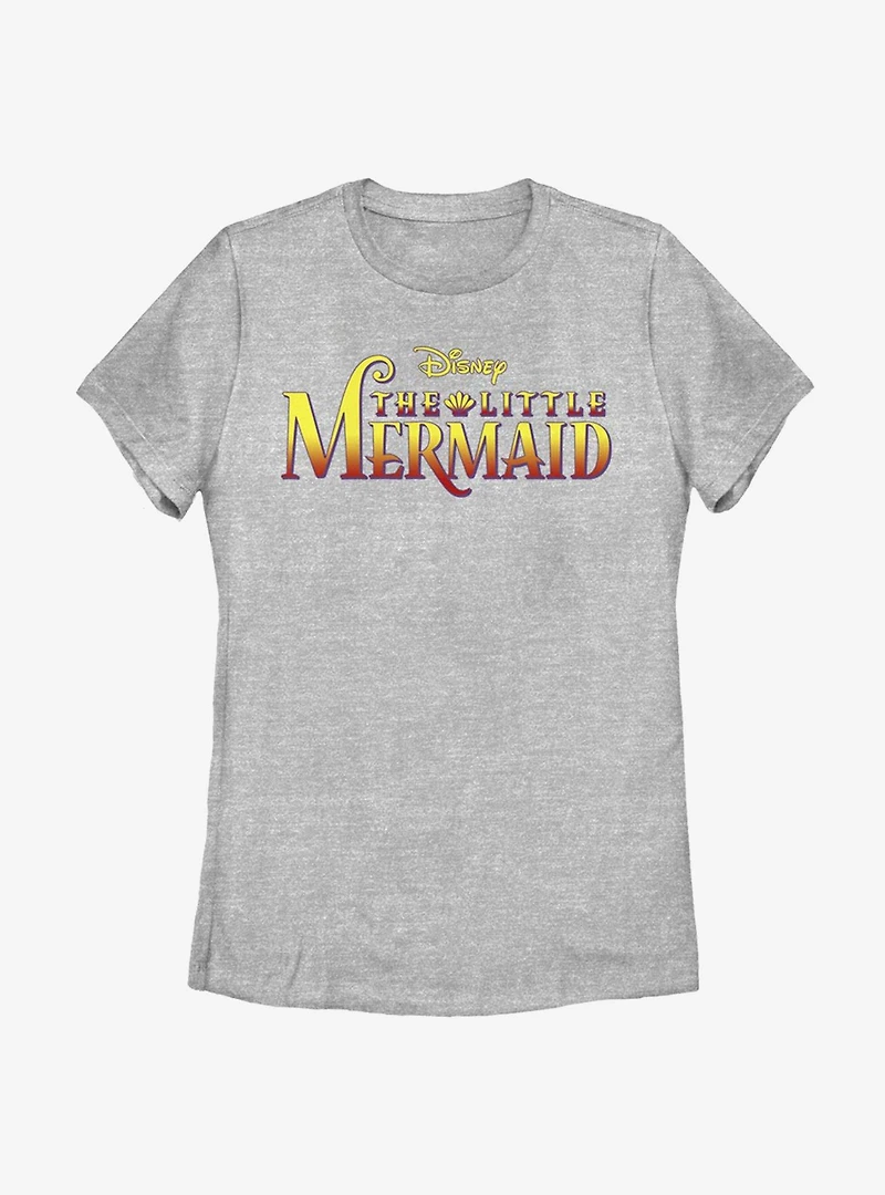 Disney The Little Mermaid Logo Womens T-Shirt