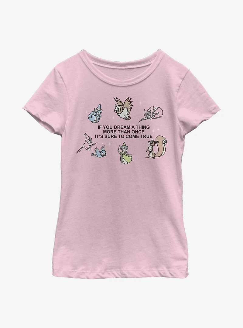Disney Sleeping Beauty Dream It Youth Girls T-Shirt