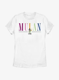 Disney Mulan Title Womens T-Shirt