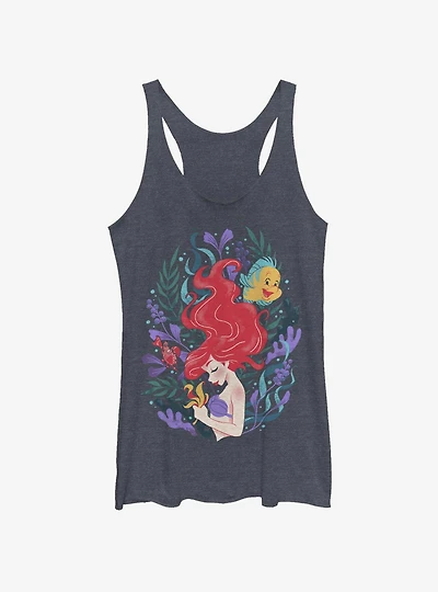Disney The Little Mermaid Ariel Illustration Womens Tank Top