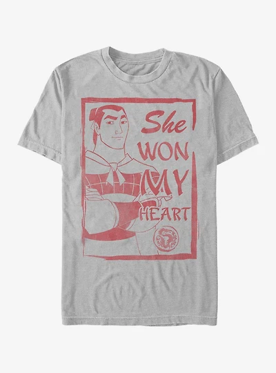 Disney Mulan Shang She Won My Heart T-Shirt