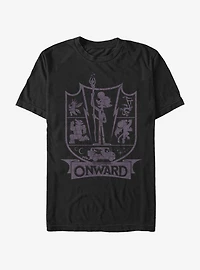 Disney Pixar Onward Charcoal Ian Badge T-Shirt