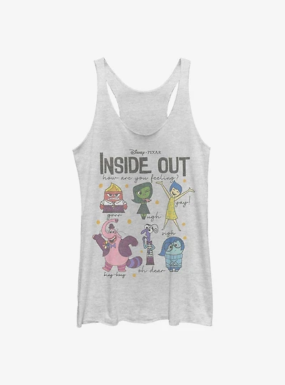 Disney Pixar Inside Out Feels Womens Tank Top