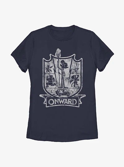 Disney Pixar Onward Crest Womens T-Shirt