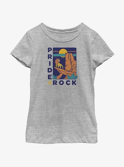Disney The Lion King Pride Rock Badge Youth Girls T-Shirt