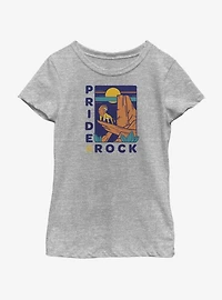 Disney The Lion King Pride Rock Badge Youth Girls T-Shirt