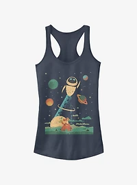 Disney Pixar Wall-E Walle Space Poster Girls Tank