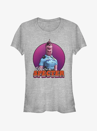 Disney Pixar Onward Officer Specter Hero Shot Girls T-Shirt