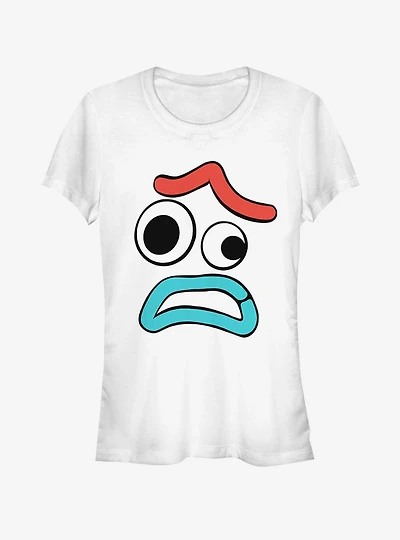 Disney Pixar Toy Story Big Face Scared Forky Girls T-Shirt