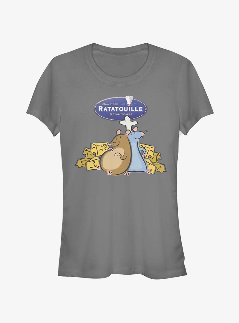 Disney Pixar Ratatouille Emile Remy Cheese Girls T-Shirt